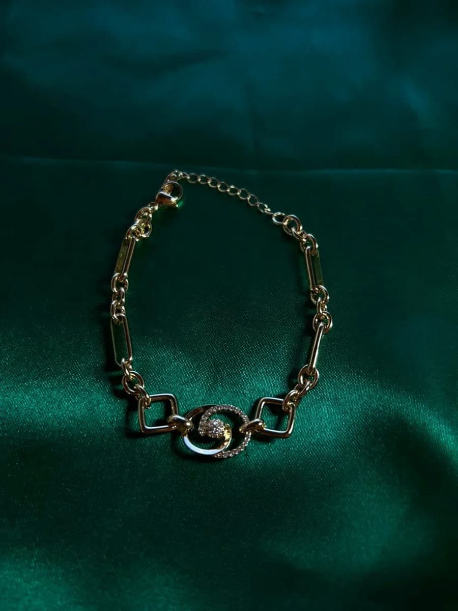 Pulsera Eslabones y Decorado — vista 2