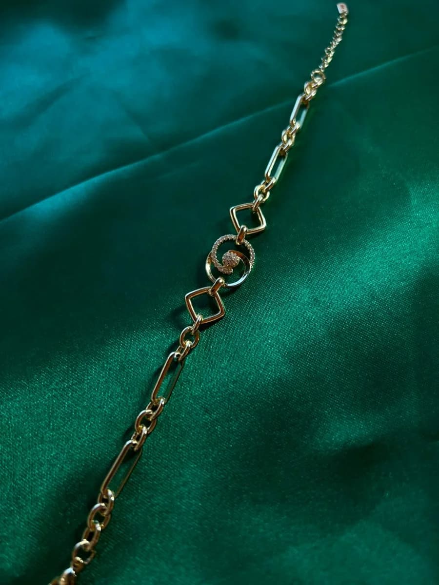 Pulsera Eslabones y Decorado — vista 3