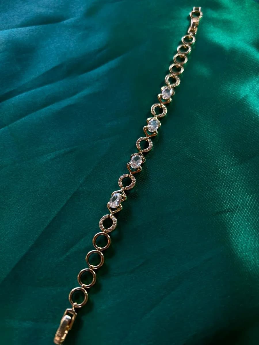 Pulsera Clásica Biselada en Chapa de Oro 18k — vista 4