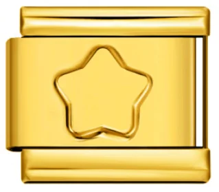 Charm Italiano Estrella Dorado