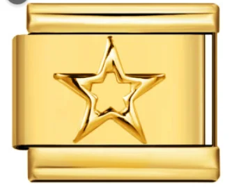 Charm Italiano Estrella Dorado