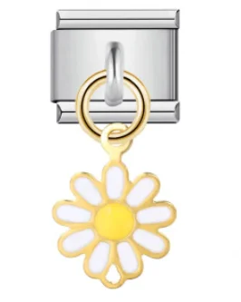 Charm Italiano Margarita Colgante Bicolor