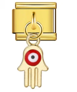 Charm Italiano Mano de Fátima Colgante Dorado