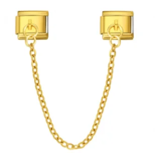 Charm Italiano Cadena Colgante Dorado