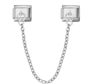 Charm Italiano Cadena Colgante Plateado