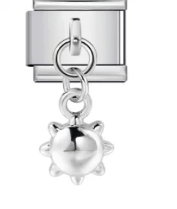 Charm Italiano Sol Colgante Plateado