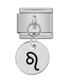 Charm Italiano Signo Leo Colgante Plateado