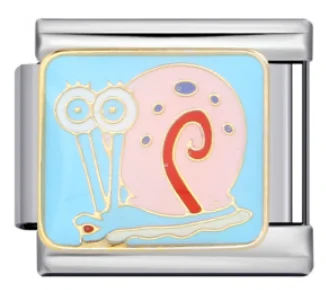 Charm Italiano Gary El Caracol Plateado