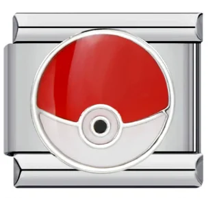 Charm Italiano Pokebola Plateado