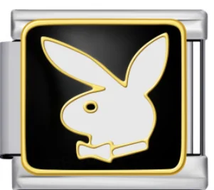 Charm Italiano Logo Playboy Bicolor