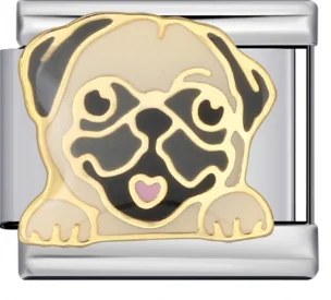 Charm Italiano Pug Bicolor