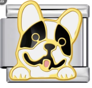 Charm Italiano Perro Bulldog Francés Bicolor
