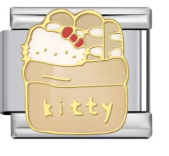 Charm Italiano Hello Kitty Pan Plateado