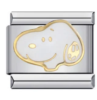 Charm Italiano Snoopy Plateado
