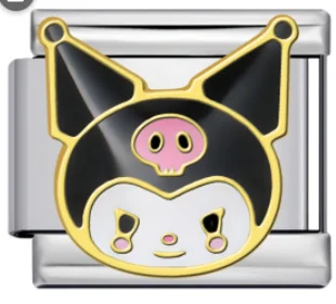 Charm Italiano Kuromi Plateado