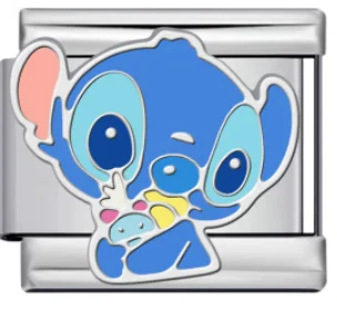 Charm Italiano Stitch de Disney Plateado