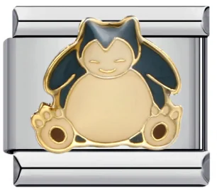 Charm Italiano Snorlax Plateado