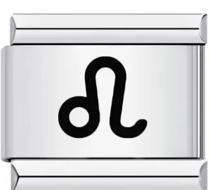 Charm Italiano Signo Leo Plateado
