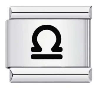 Charm Italiano Signo Libra Plateado