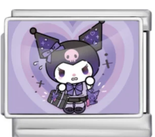 Charm Italiano Kuromi Plateado