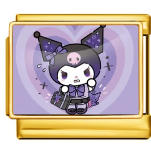 Charm Italiano Kuromi Dorado