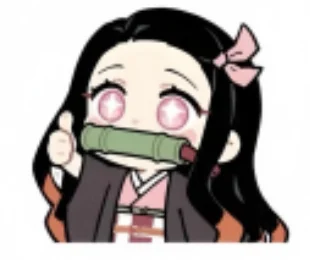 Charm Italiano Nezuko Kamado Plateado