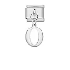 Charm Italiano Ojo Colgante Plateado