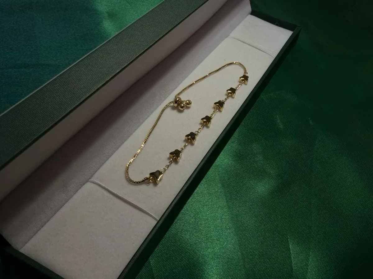 Pulsera Múltiples Estrellas en Chapa de Oro 18k — vista 2